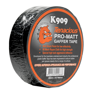 K909 - Gaffer Matt General Tape Retail Pack 